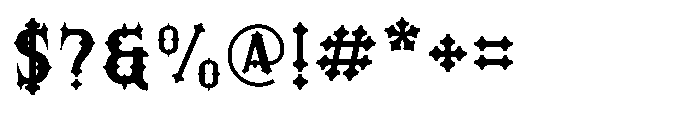 Morvaine Bold Font OTHER CHARS