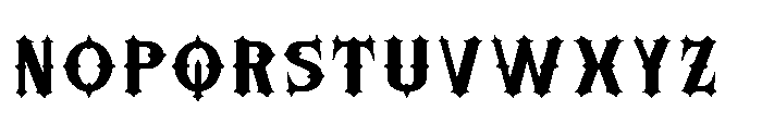 Morvaine Bold Font LOWERCASE
