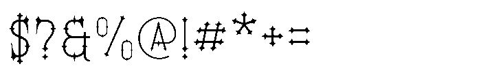 Morvaine Light Font OTHER CHARS