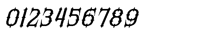 Morvaine Medium Italic Font OTHER CHARS
