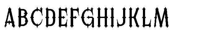Morvaine Medium Font UPPERCASE