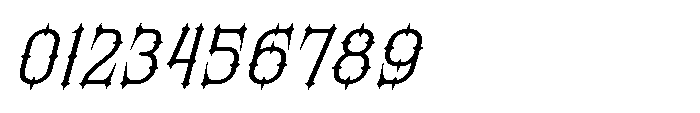 Morvaine Regular Italic Font OTHER CHARS