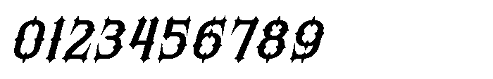 Morvaine Semi Bold Italic Font OTHER CHARS
