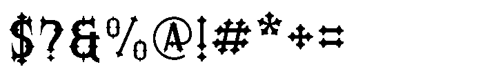 Morvaine Semi Bold Font OTHER CHARS