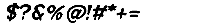 Morvara Bold Italic Font OTHER CHARS