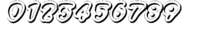 Morvara Engrave Italic Font OTHER CHARS