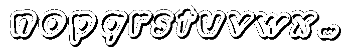 Morvara Engrave Italic Font LOWERCASE