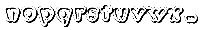 Morvara Engrave Regular Font LOWERCASE