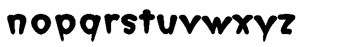 Morvara Extra Bold Font LOWERCASE