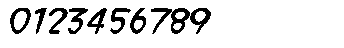 Morvara Italic Font OTHER CHARS