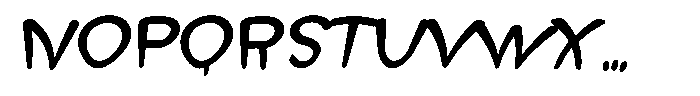 Morvara Italic Font UPPERCASE