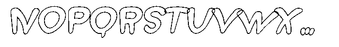 Morvara Outline Bold Italic Font UPPERCASE