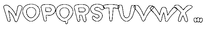 Morvara Outline Bold Font UPPERCASE