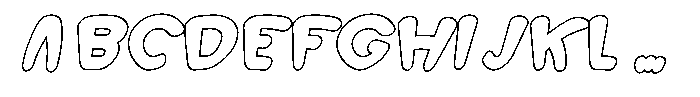 Morvara Outline Extra Bold Italic Font UPPERCASE