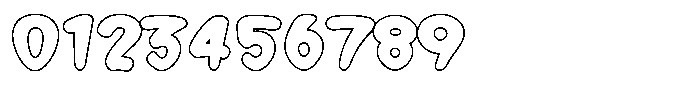 Morvara Outline Extra Bold Font OTHER CHARS