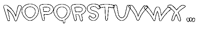Morvara Outline Regular Font UPPERCASE