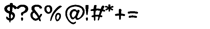 Morvara Regular Font OTHER CHARS