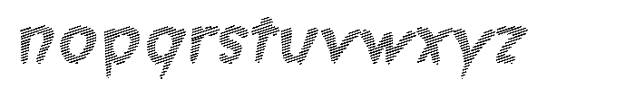 Morvara Scribe Bold Italic Font LOWERCASE