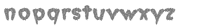 Morvara Scribe Extra Bold Font LOWERCASE