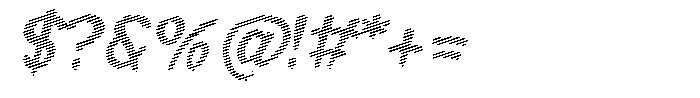 Morvara Scribe Italic Font OTHER CHARS