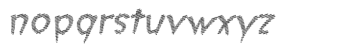 Morvara Scribe Italic Font LOWERCASE