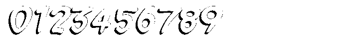 Morvara Shadow Bold Italic Font OTHER CHARS
