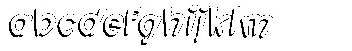 Morvara Shadow Bold Italic FONT