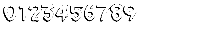Morvara Shadow Bold Font OTHER CHARS