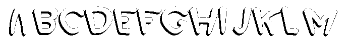 Morvara Shadow Bold Font UPPERCASE