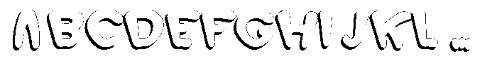 Morvara Shadow Extra Bold Font UPPERCASE