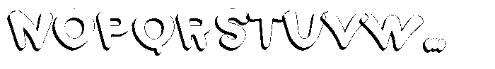Morvara Shadow Extra Bold Font UPPERCASE