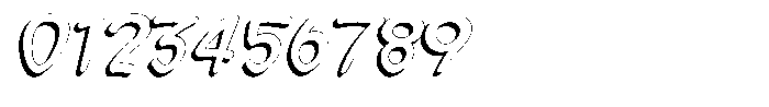 Morvara Shadow Italic Font OTHER CHARS