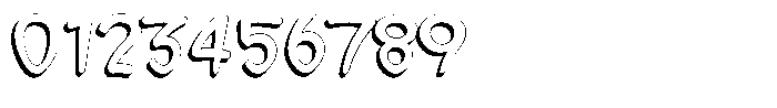 Morvara Shadow Regular Font OTHER CHARS