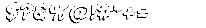 Morvara Shadwo Extra Bold Italic Font OTHER CHARS