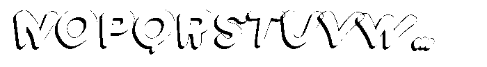 Morvara Shadwo Extra Bold Italic Font UPPERCASE