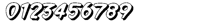 Morvara Too Shadow Bold Italic Font OTHER CHARS