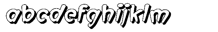 Morvara Too Shadow Bold Italic FONT