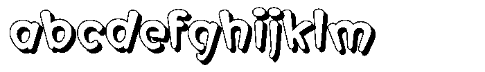 Morvara Too Shadow Bold FONT