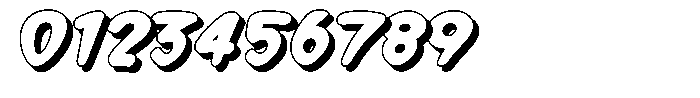 Morvara Too Shadow Extra Bold Italic Font OTHER CHARS