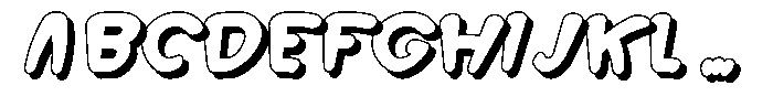 Morvara Too Shadow Extra Bold Italic Font UPPERCASE