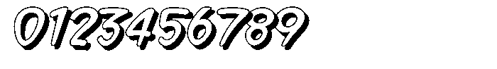 Morvara Too Shadow Italic Font OTHER CHARS