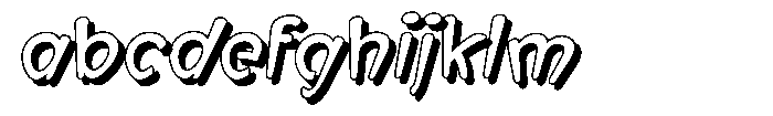 Morvara Too Shadow Italic FONT