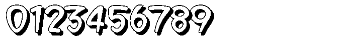 Morvara Too Shadow Regular Font OTHER CHARS