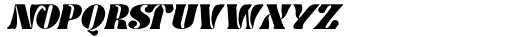 Morvem Bold Italic Font UPPERCASE