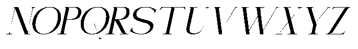 Morvielle Italic Font UPPERCASE