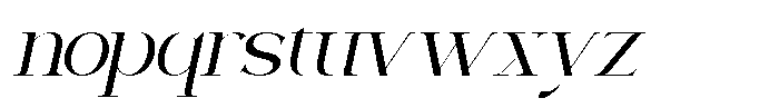 Morvielle Italic Font LOWERCASE
