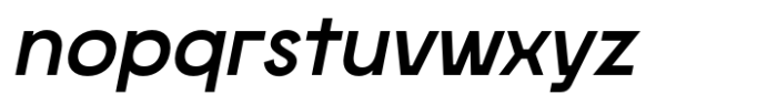 Morviz Extra Bold Oblique Font LOWERCASE