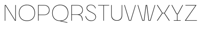 Morviz Thin Font UPPERCASE