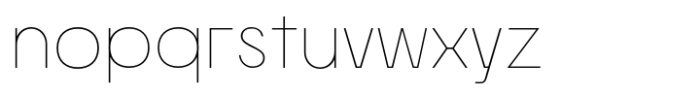 Morviz Thin Font LOWERCASE