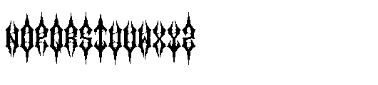 Morvyth Font LOWERCASE